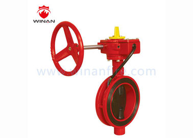 Wafer Type Signal Butterfly Valve For Fire Fighting System UL FM Approved