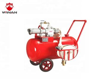 Portable Mobile Foam Fire Extinguisher On Trolley With Carbon Steel Wheeled