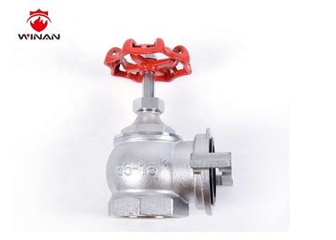 Water Releasing Fire Fighting Landing Valve Chrome Plated 2.5" Right Angle