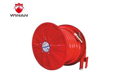 Wall Mounted Fire Hose Reel First AID Fire Hose Nozzle 65mm Diameter