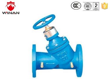 Energy Saving Fire Fighting Valves Lock Show Word Balanced Cast / Ductile Iron Material