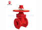 2.5 inch 12 inch Flanged Fire Fighting Gate Valve UL FM 300Psi - NRS Type